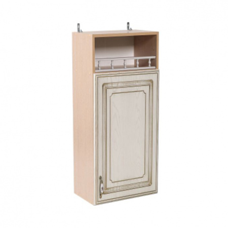 Шкаф навесной с открытой полкой 350 Анжелика (высота 920) фото от Мебельвозов в Нижнем Новгороде