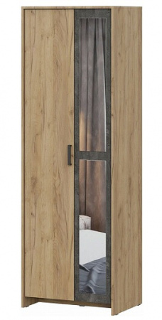 Шкаф двухстворчатый для одежды Лофт от компании Мебельвозов в Нижнем Новгороде