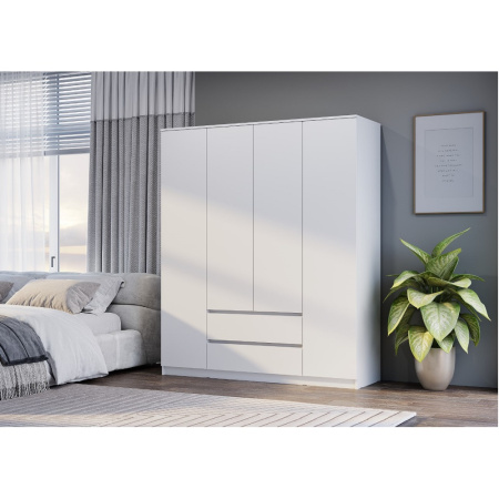 Шкаф 4-х створчатый "Симпл" ШК-13 Белый от компании Мебельвозов в Нижнем Новгороде