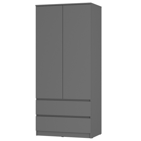 Шкаф 2-х створчатый "Симпл" ШК-03 Графит от компании Мебельвозов в Нижнем Новгороде