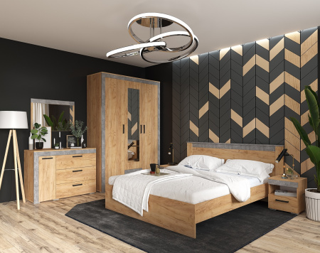 Зеркало Адель (дуб крафт/ателье) от магазина Мебельвозов в Нижнем Новгороде