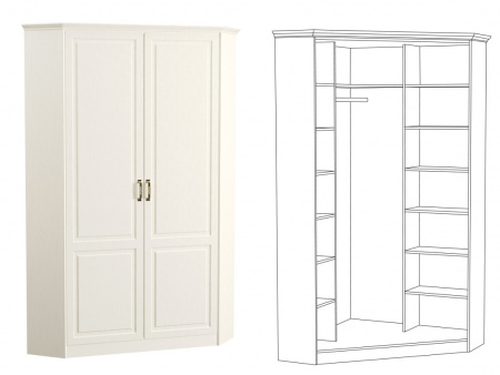 Ливерпуль Шкаф для одежды угловой 13.124 от компании Мебельвозов в Нижнем Новгороде