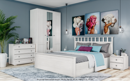 Шкаф трехстворчатый РШ-25 Ричард (анкор светлый) от компании Мебельвозов в Нижнем Новгороде