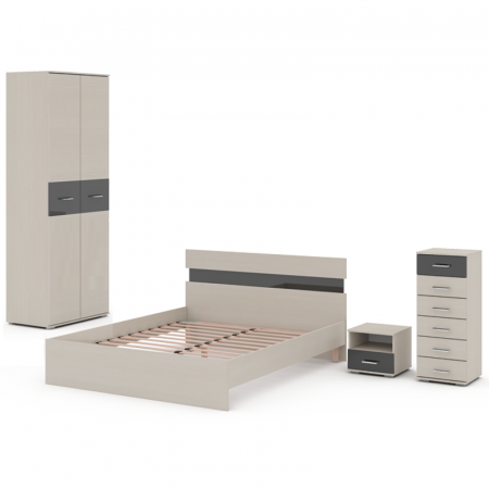 Модульная спальня Сити Компановка 3 от магазина Мебельвозов в Нижнем Новгороде