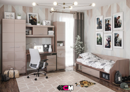 Модульная мебель для детской Симба. Комплект 1 детальное изображение от магазина mebelvozov.ru в Нижнем Новгороде