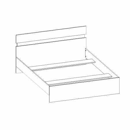 Кровать двуспальная Сити 73 с ортопедическим основанием фото от Мебельвозов в Нижнем Новгороде