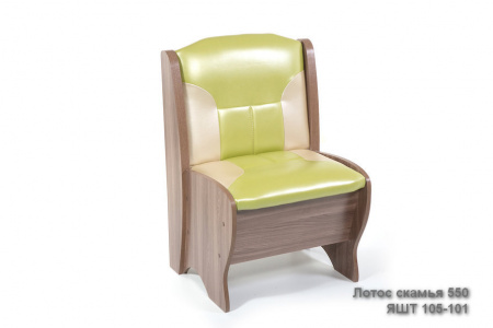 Скамья малая 550 Ясень шимо темный Лотос от магазина Мебельвозов в Нижнем Новгороде