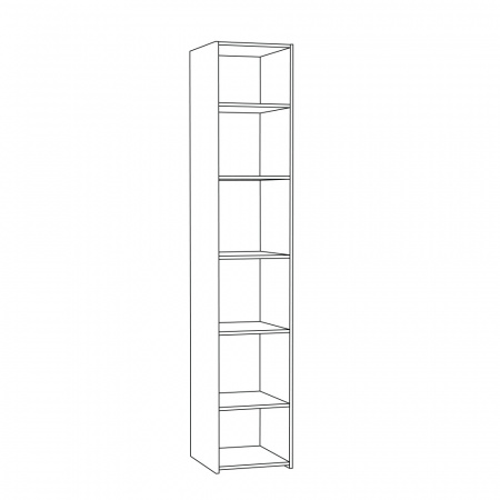 Амели Шкаф комбинированный 08.49 пенал от компании Мебельвозов в Нижнем Новгороде