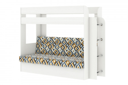 Кровать-Диван 2-х этажная Карамель 75 (Бодега светлый/бодега светлый) детальное изображение от магазина mebelvozov.ru в Нижнем Новгороде