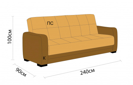 Диван книжка "Мадрид-3" от магазина Мебельвозов в Нижнем Новгороде