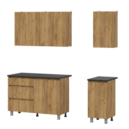 Кухонный гарнитур Денвер 1.6 м (дуб золотой) от магазина Мебельвозов в Нижнем Новгороде