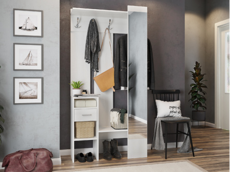 Прихожая Агата (Белый рамух) от магазина Мебельвозов в Нижнем Новгороде