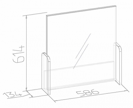Трюмо Sherlock 56 (Орех Шоколадный) фото от Мебельвозов в Нижнем Новгороде