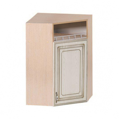 Шкаф навесной угловой с открытой полкой 600УТ Анжелика (высота 920) фото от Мебельвозов в Нижнем Новгороде