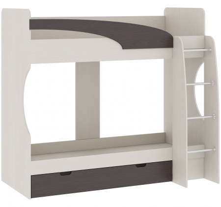 Кровать-чердак Карамель 77-02 Анкор светлый Бодега тёмный детальное изображение от магазина mebelvozov.ru в Нижнем Новгороде