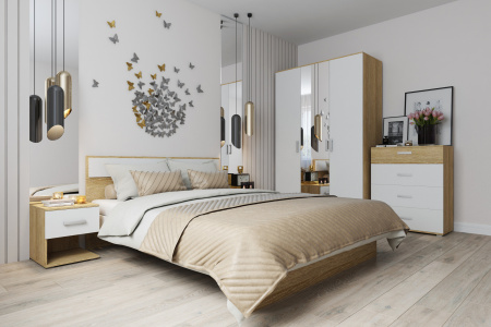 Комод Next 40-2(Дуб Сонома/Белая Аляска) от магазина Мебельвозов в Нижнем Новгороде