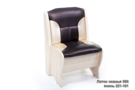 Скамья малая 550 Ясень Лотос от магазина Мебельвозов в Нижнем Новгороде