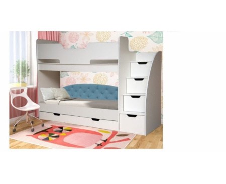 Кровать двухъярусная "Юниор -13" детальное изображение от магазина mebelvozov.ru в Нижнем Новгороде