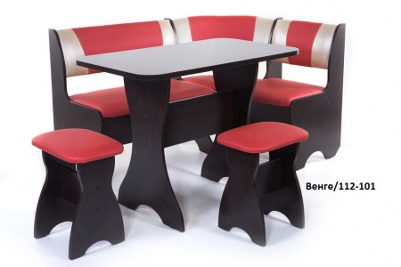 Кухонный уголок "Тюльпан" Венге/109-101 от магазина Мебельвозов в Нижнем Новгороде