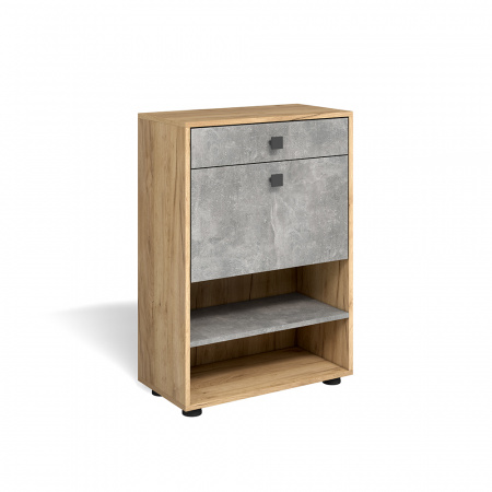 Обувница "Мини-Лайт" МЛ-4 (ателье светлое/дуб золотой крафт) от магазина Мебельвозов в Нижнем Новгороде