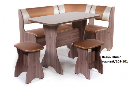 Кухонный уголок "Тюльпан" Венге/109-101 от магазина Мебельвозов в Нижнем Новгороде