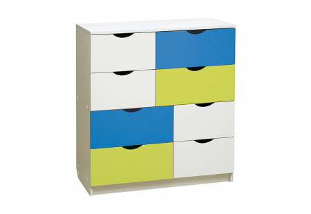 Комод с 8-ю ящиками "Радуга"  детальное изображение от магазина mebelvozov.ru в Нижнем Новгороде
