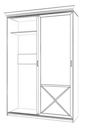 Шкаф -купе Бэль от компании Мебельвозов в Нижнем Новгороде