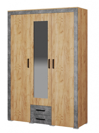 Шкаф для одежды Адель (дуб крафт/ателье) от компании Мебельвозов в Нижнем Новгороде