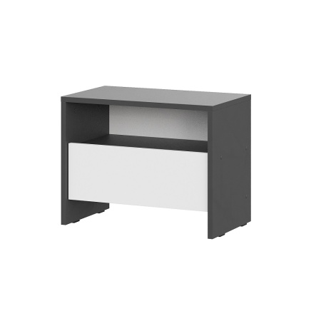 Тумба прикроватная Дольче (Графит, Белый) от магазина Мебельвозов в Нижнем Новгороде