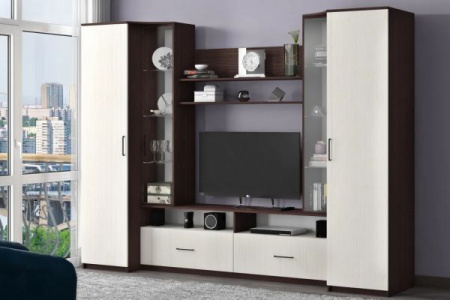 Стенка в гостиную Лайт от интернет магазина Mebelvozov в Нижнем Новгороде