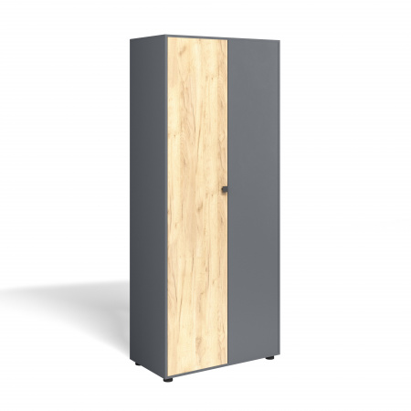 Шкаф Мини-Лайт МЛ-9 (графит/дуб золотой крафт) от компании Мебельвозов в Нижнем Новгороде