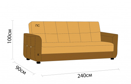 Диван книжка "Мадрид-2" от магазина Мебельвозов в Нижнем Новгороде