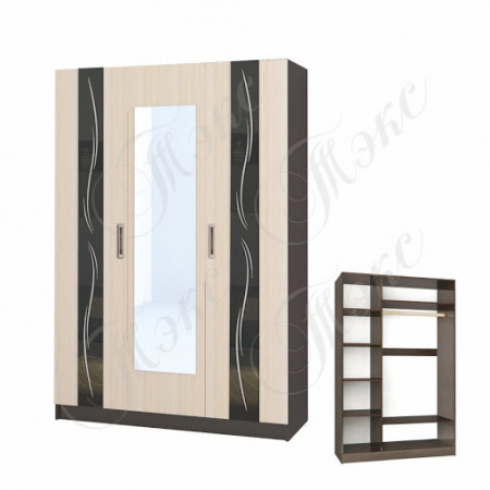 Шкаф 3-х ств. Эрика от компании Мебельвозов в Нижнем Новгороде