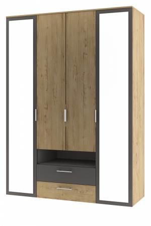 Шкаф четырехдверный Бруно с нишей Бруно -02  от компании Мебельвозов в Нижнем Новгороде