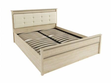 Кровать Ливорно 1,6 ЛКР-1 с ортопед. основанием на опорах (дуб сонома) от магазина Мебельвозов в Нижнем Новгороде