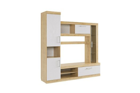 МОДУЛЬНАЯ СТЕНКА "МАКСИ" (дуб сонома/белое дерево) от Mebelvozov в Нижнем Новгороде