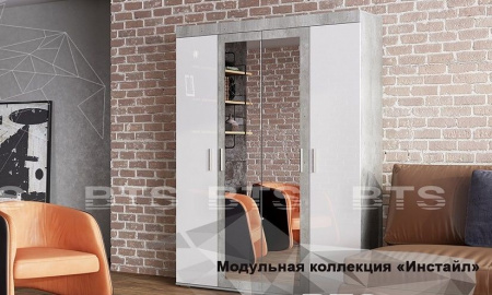 Шкаф 4-х створчатый "Инстайл" (ШК-31) от компании Мебельвозов в Нижнем Новгороде