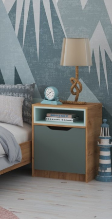 RICH Тумба ТМ-001 (Мята/голубой) детальное изображение от магазина mebelvozov.ru в Нижнем Новгороде