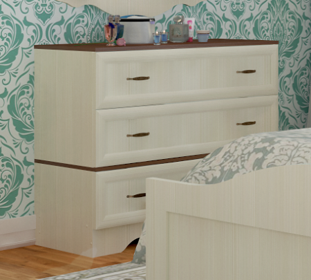 Комод в спальню Латте 40-02 от магазина Мебельвозов в Нижнем Новгороде