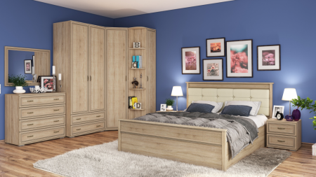 Шкаф торцевой ЛШ-26 Ливорно (дуб сонома) от компании Мебельвозов в Нижнем Новгороде