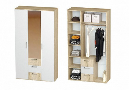 Белладжио Шкаф трехстворчатый ШК-14 от компании Мебельвозов в Нижнем Новгороде