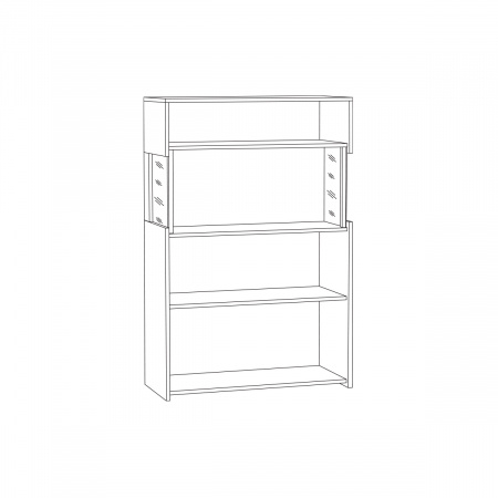 Комод с витриной Трувор 13.306 от магазина Мебельвозов в Нижнем Новгороде