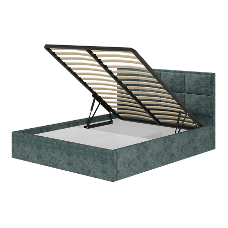 Кровать 160х200 с подъемным механизмом Линда (морская волна) от магазина Мебельвозов в Нижнем Новгороде