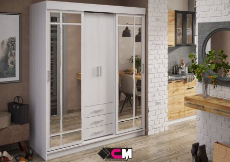 Шкаф купе ЛИДЕР 1К от компании Мебельвозов в Нижнем Новгороде