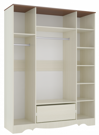 Шкаф четырехдверный в спальню Латте 4 от компании Мебельвозов в Нижнем Новгороде