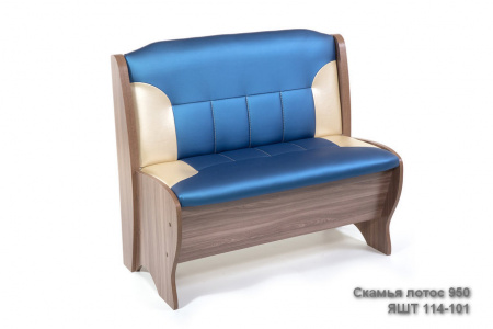 Скамья большая 950 Ясень шимо темный Лотос от магазина Мебельвозов в Нижнем Новгороде