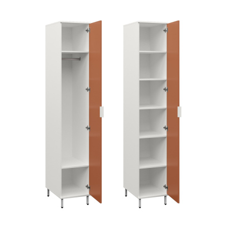 Марвэл Шкаф-пенал 16.316.01 (Белый PE шагрень) от компании Мебельвозов в Нижнем Новгороде