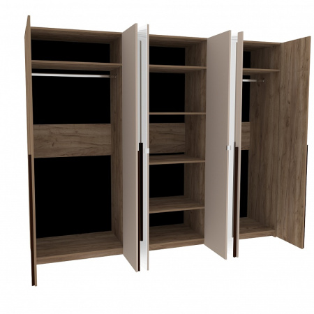 КАРА 7 Шкаф для одежды и белья 6-створчатый от компании Мебельвозов в Нижнем Новгороде