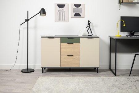 Марвэл Комод 16.234.02 (Темно - серый U2601) от магазина Мебельвозов в Нижнем Новгороде