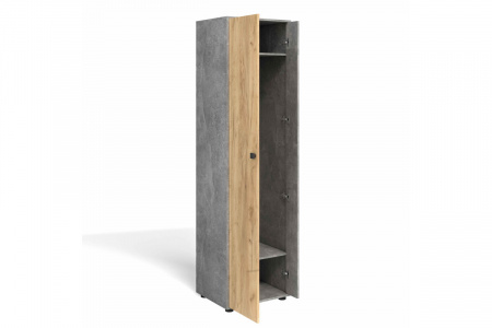 Шкаф распашной "Мини-Лайт" МЛ-2 (ателье светлое/дуб золотой крафт) от компании Мебельвозов в Нижнем Новгороде